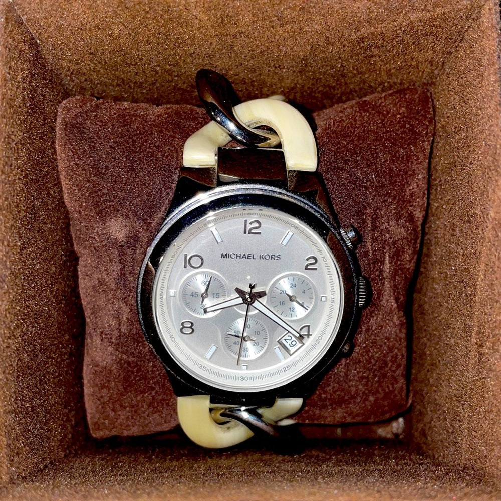 Michael Kors women’s stainless steel linked watch